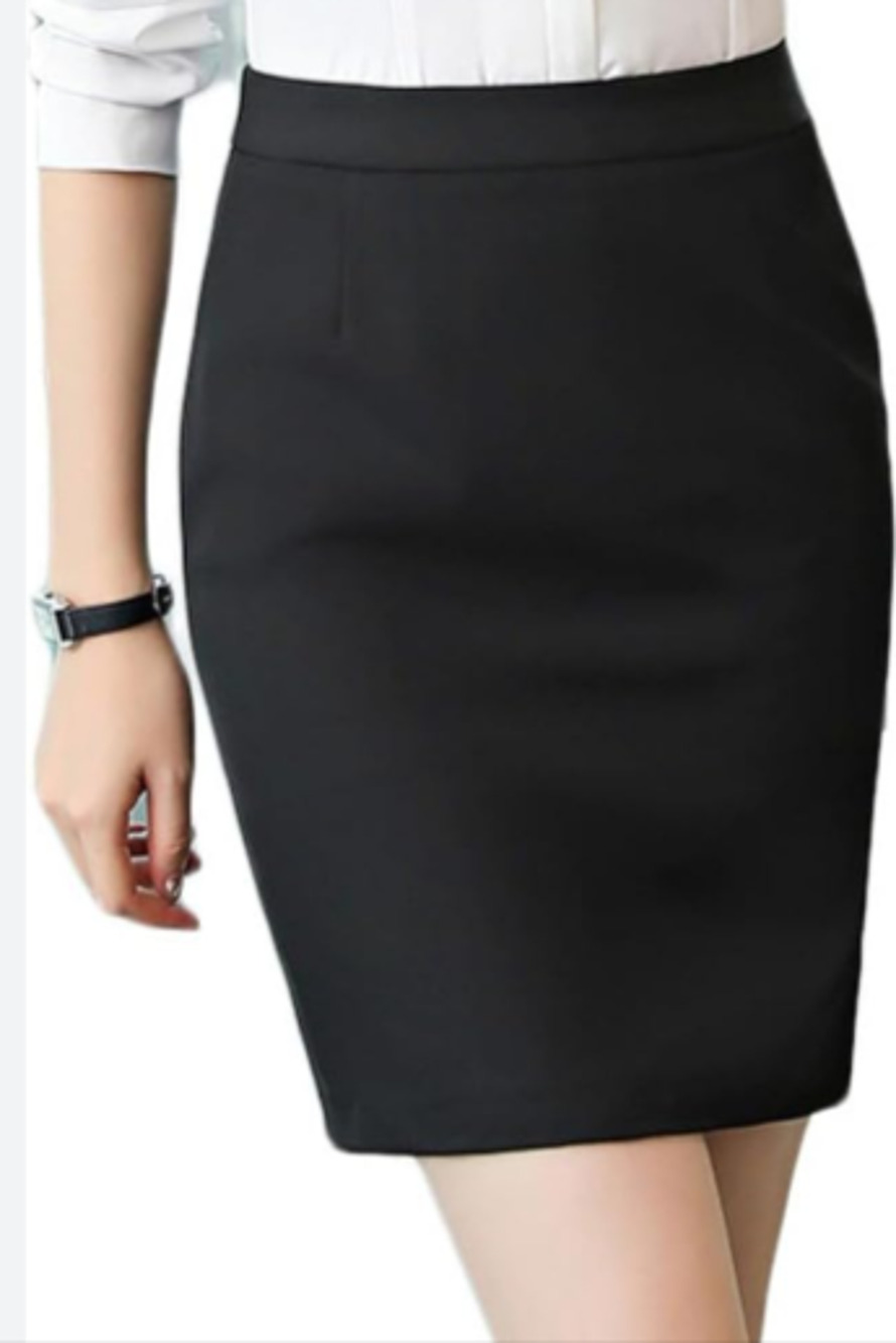 Calvin Klein Classic Black Pencil Skirt Size 4
